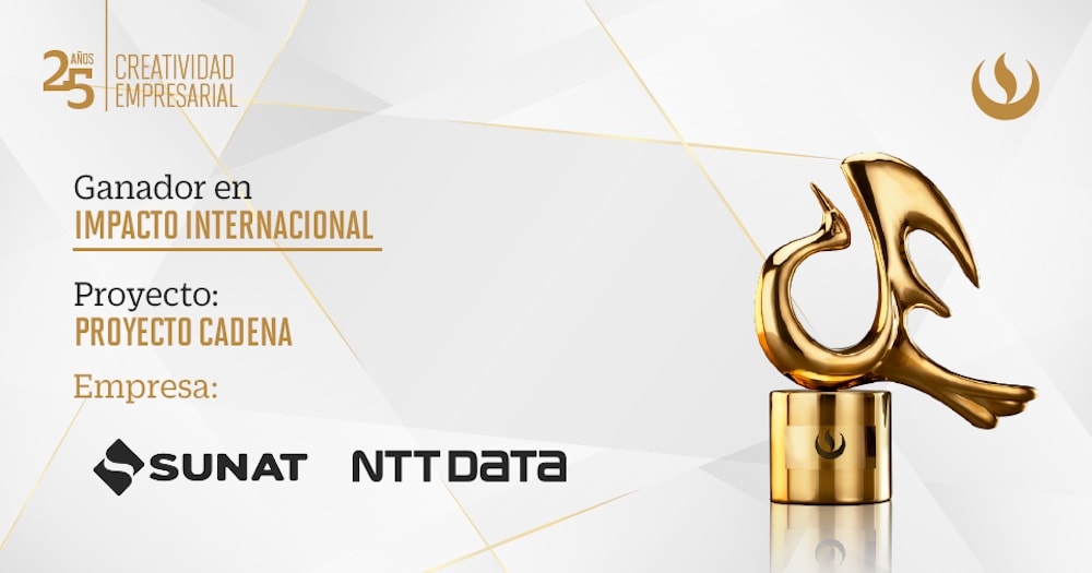 NTT DATA recibe el galard&oacute;n de Creatividad Empresarial