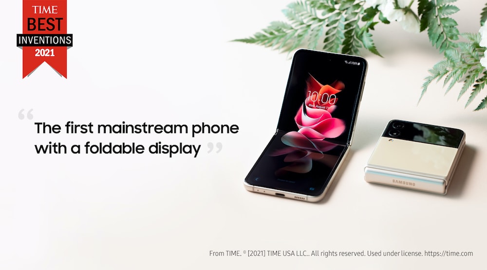TIME: Galaxy Z Flip3 5G entre los 100 mejores inventos de 2021