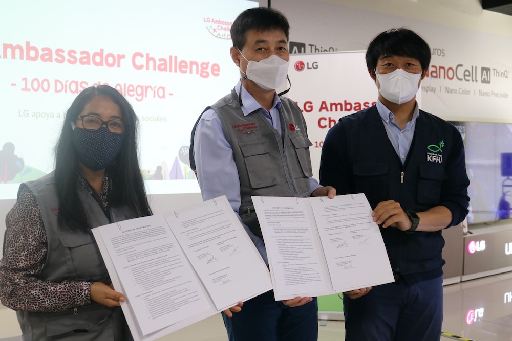 Los ganadores del concurso Ambassador Challenge de LG Per&uacute;