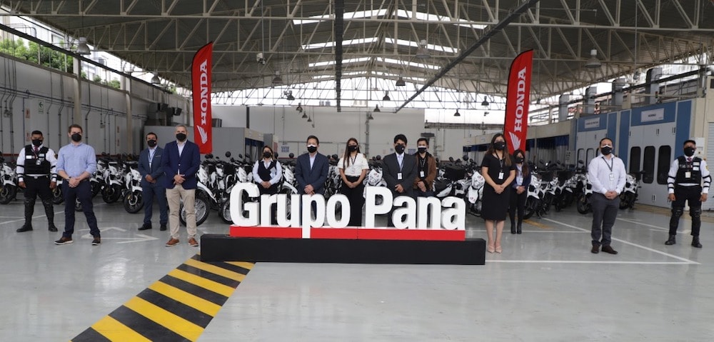 Grupo Pana entrega importante flota de motocicletas a G4S