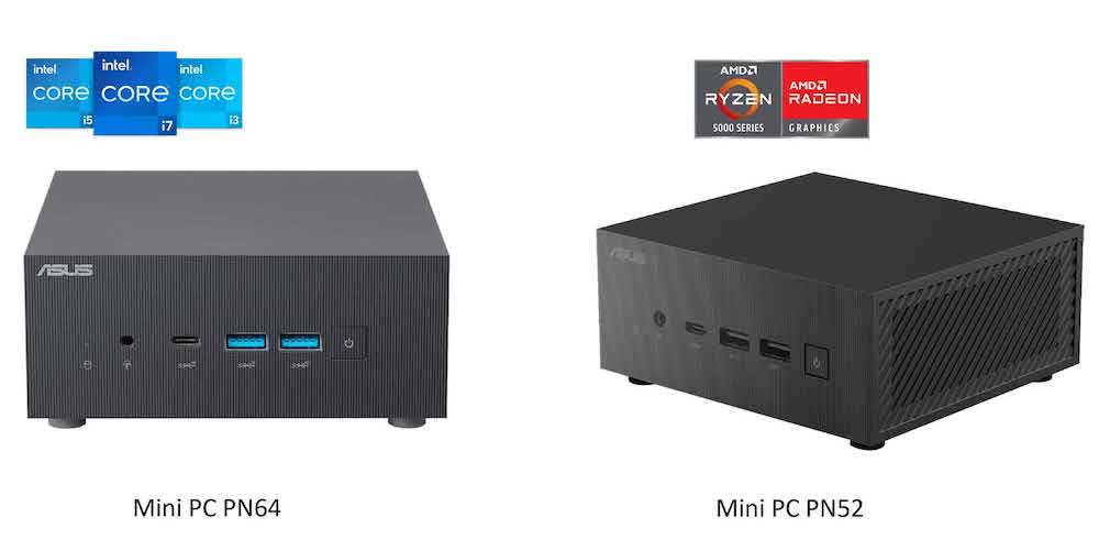 ASUS anuncia los mini PC PN52 y PN64 en el CES 2022