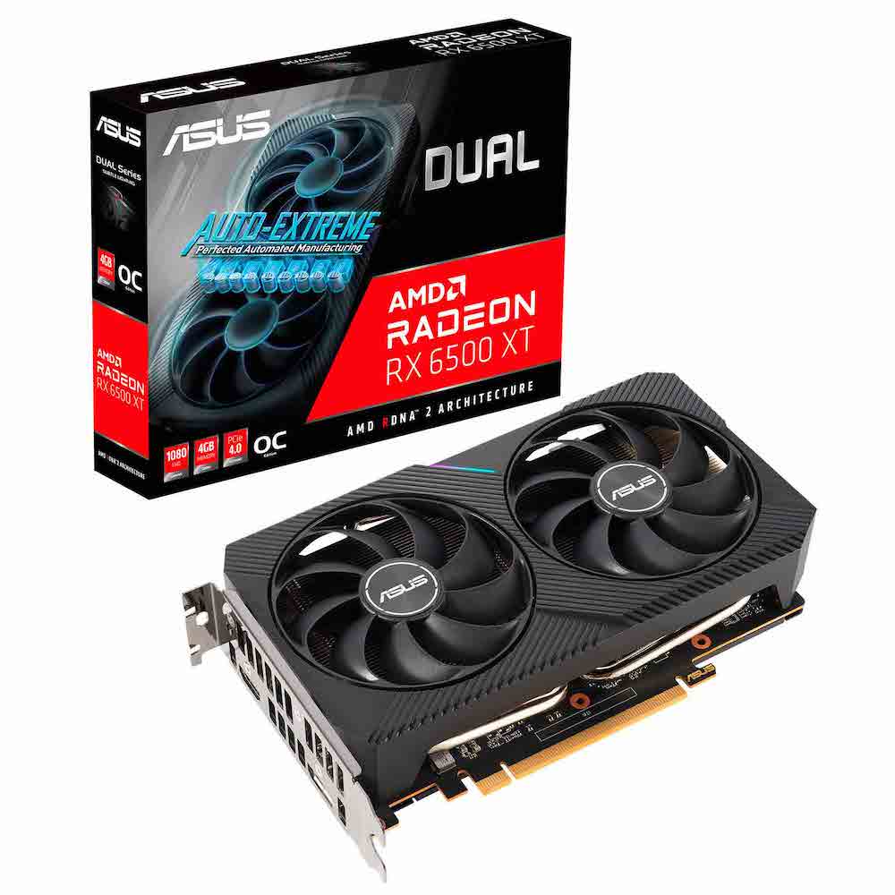 ASUS anuncia las tarjetas gráficas AMD Radeon RX 6500 XT