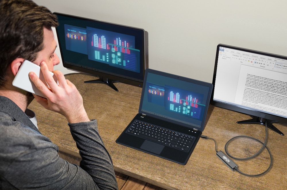 Cómo expandir el área de trabajo y conectividad de tu computadora
