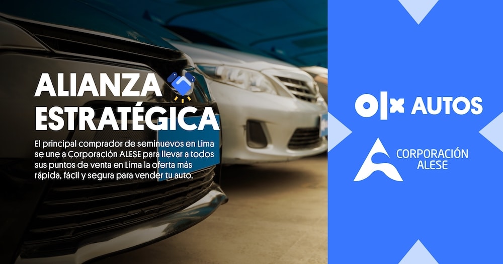 OLX Autos Per&uacute; y Grupo Alese firman alianza