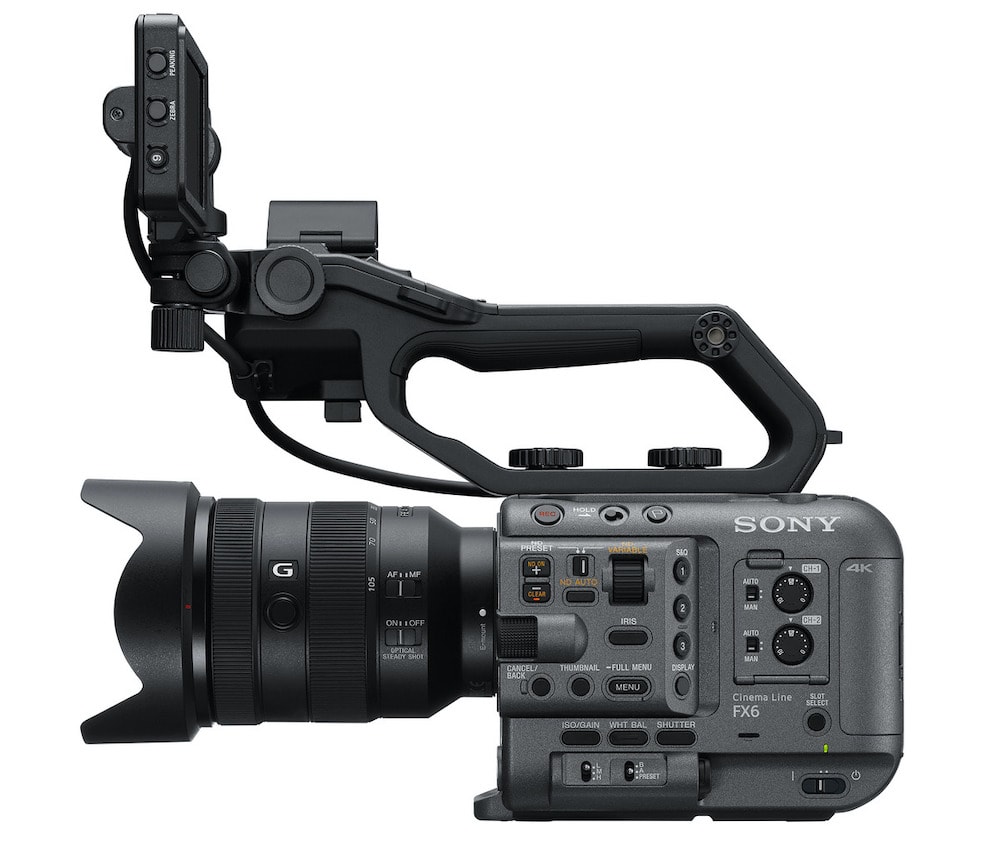 La actualización del firmware de la cámara Sony FX6