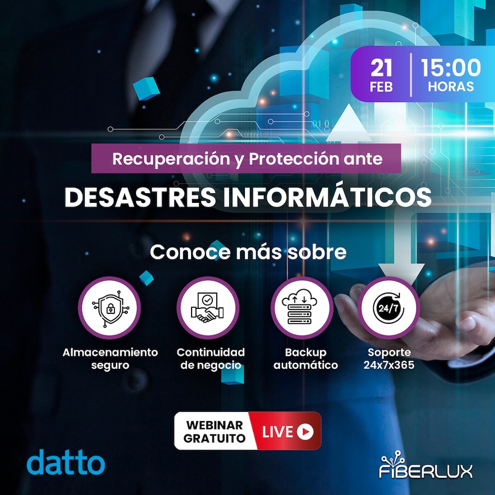 &iquest;C&oacute;mo asegurar la continuidad de un negocio ante desastres inform&aacute;ticos?