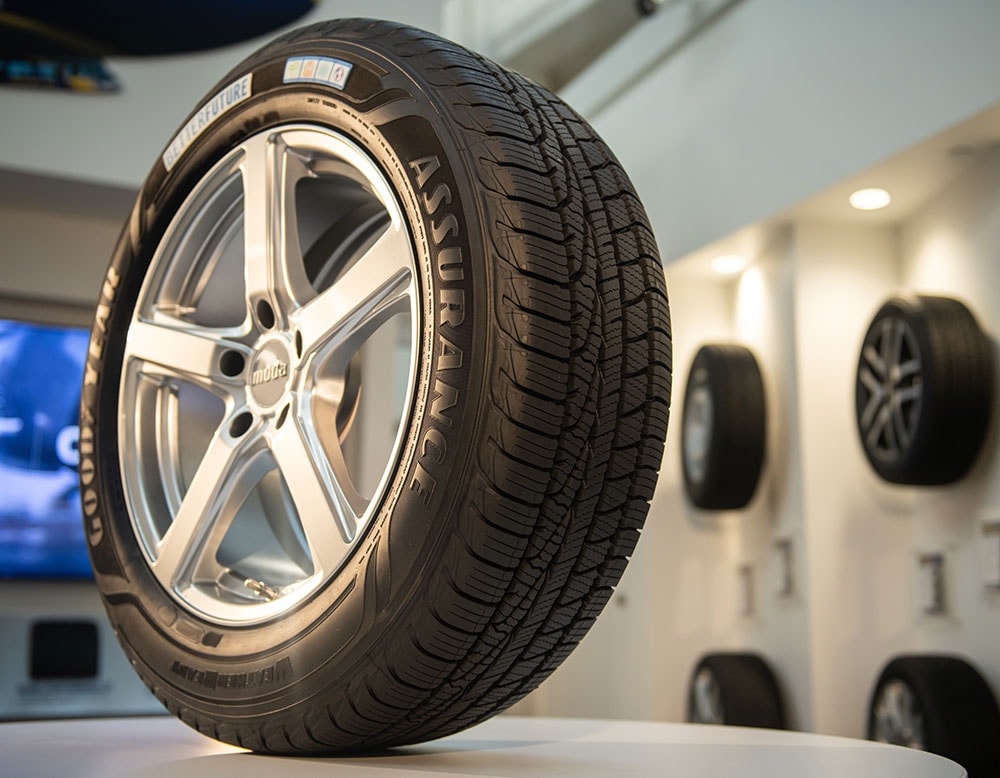 Goodyear desarrolla neumático demo con 70% de materiales sostenibles