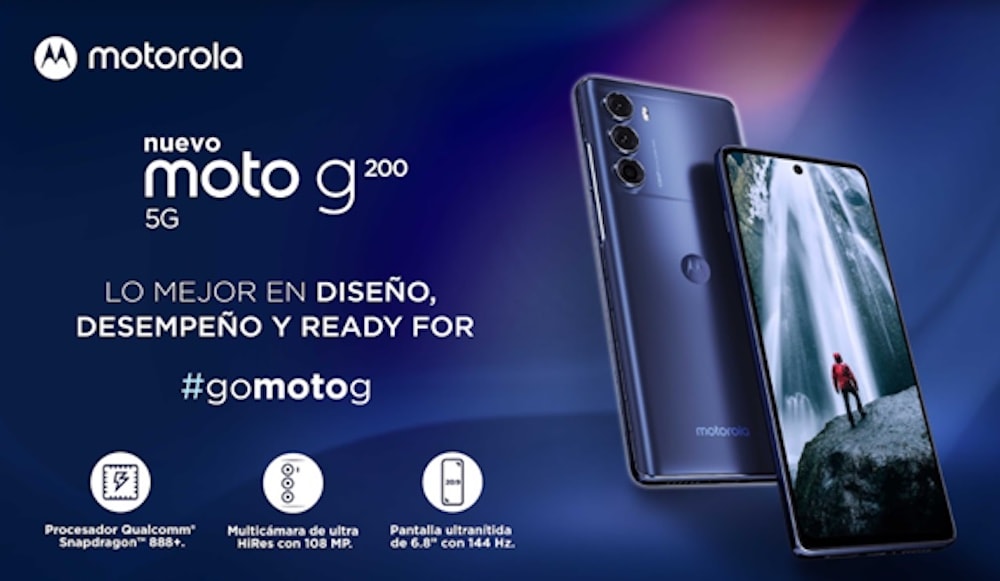Motorola lanza en Perú el nuevo moto g200