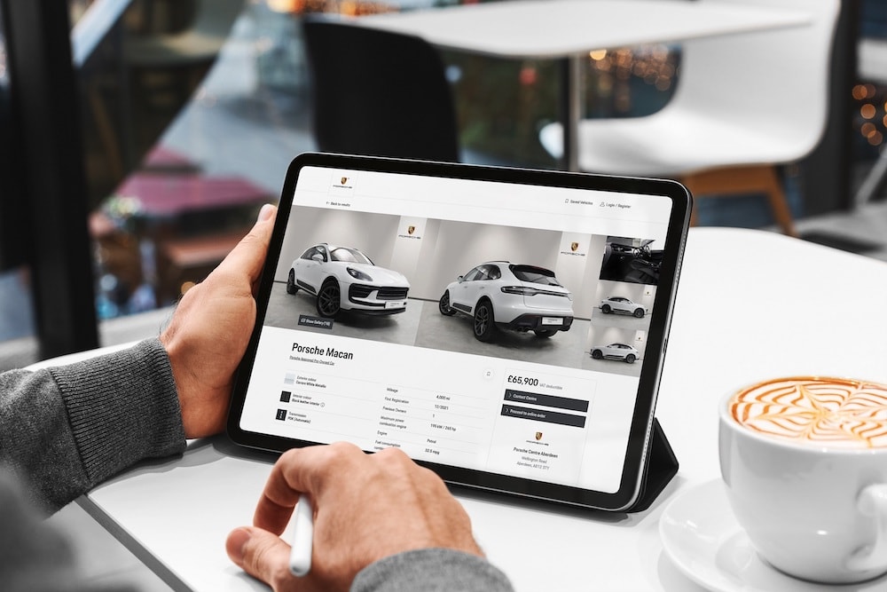 Porsche ampl&iacute;a la venta de veh&iacute;culos online