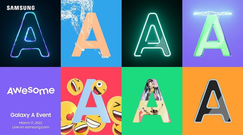 Invitación al evento del Samsung Galaxy A