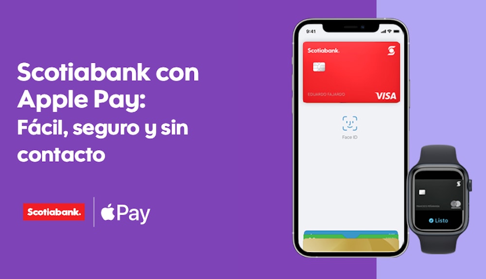Scotiabank Perú ofrece Apple Pay a clientes de tarjetas de crédito