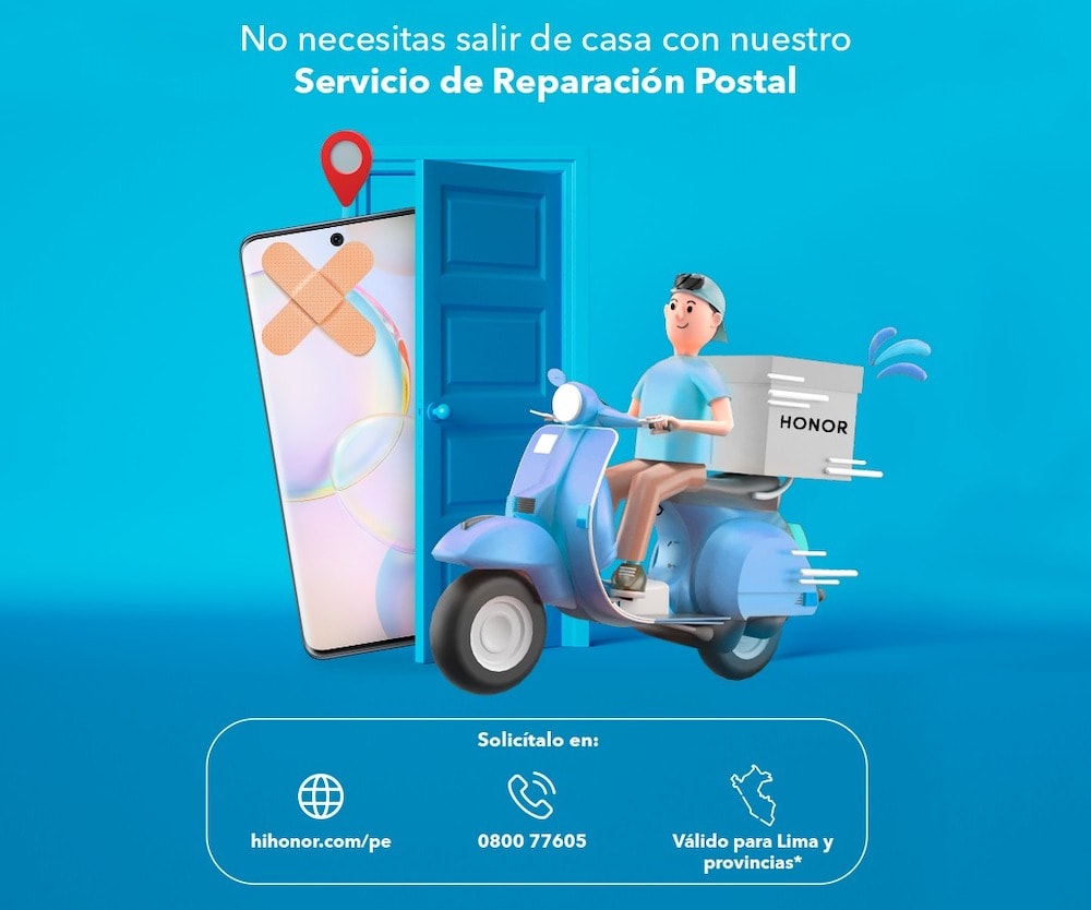 HONOR Perú estrena Servicio de Reparación Postal