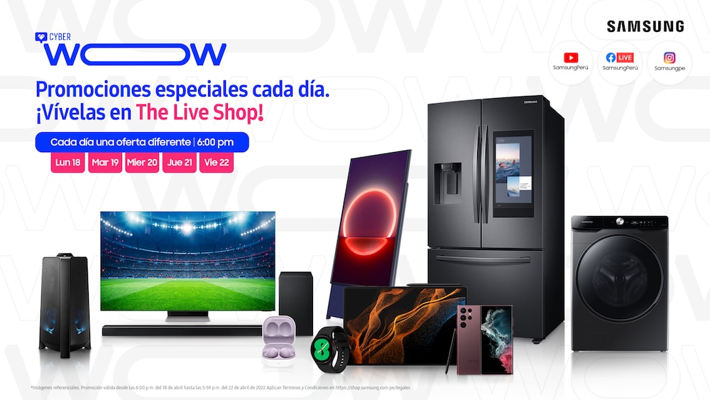 Samsung anuncia ofertas para el Cyber Wow
