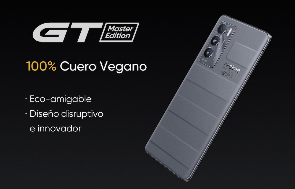 Smartphone de Realme fue diseñado con cuero vegano 