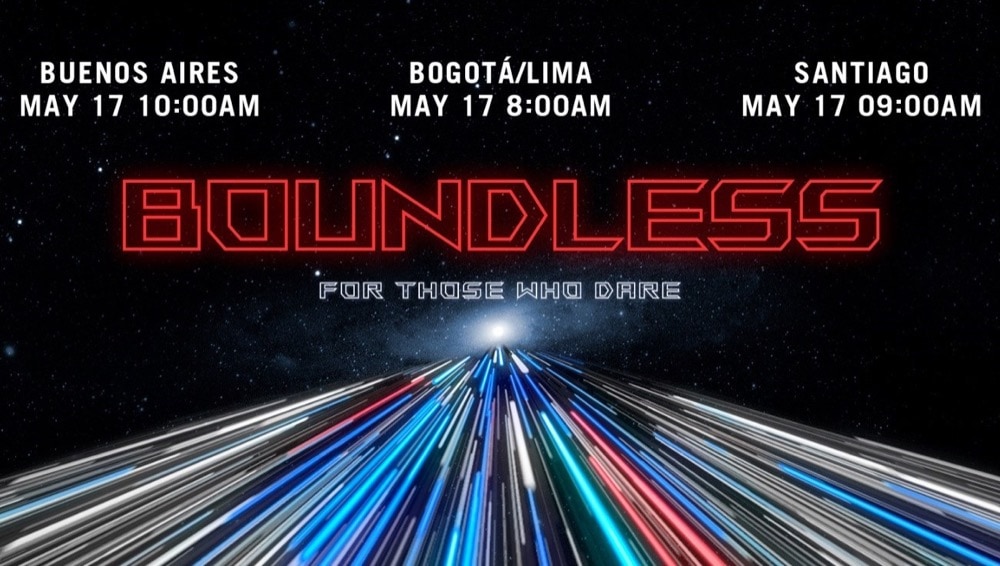 Evento de lanzamiento virtual For Those Who Dare: Boundless