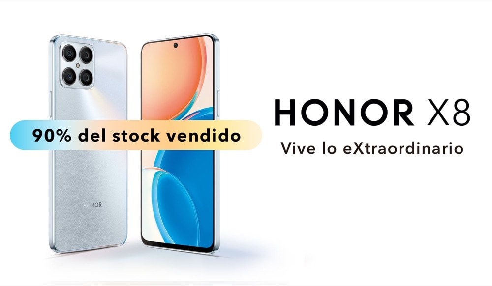 Honor X8: El 90% del stock se agotó en cinco días