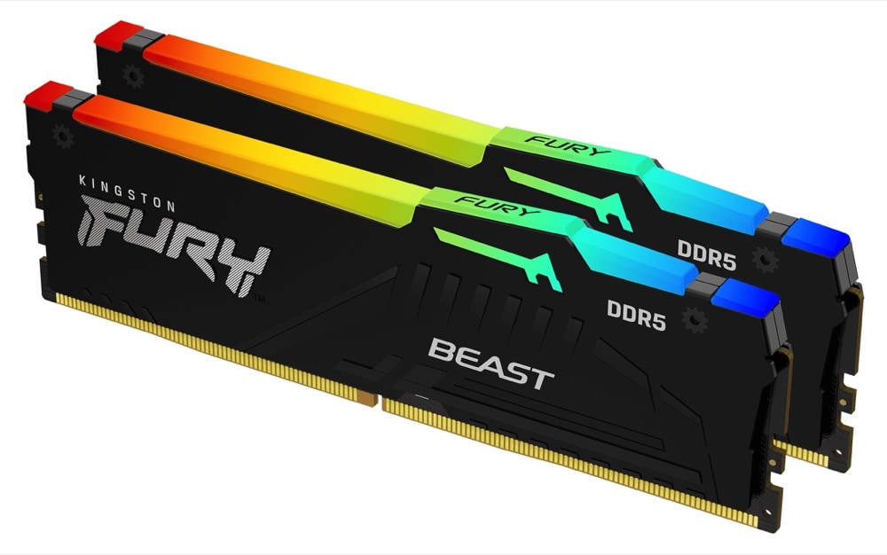 Nuevas memorias Kingston FURY Beast DDR5 RGB