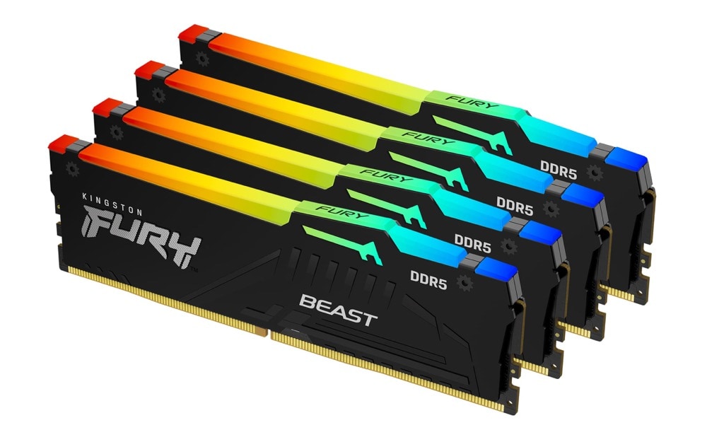 Nuevas memorias Kingston FURY Beast DDR5 RGB