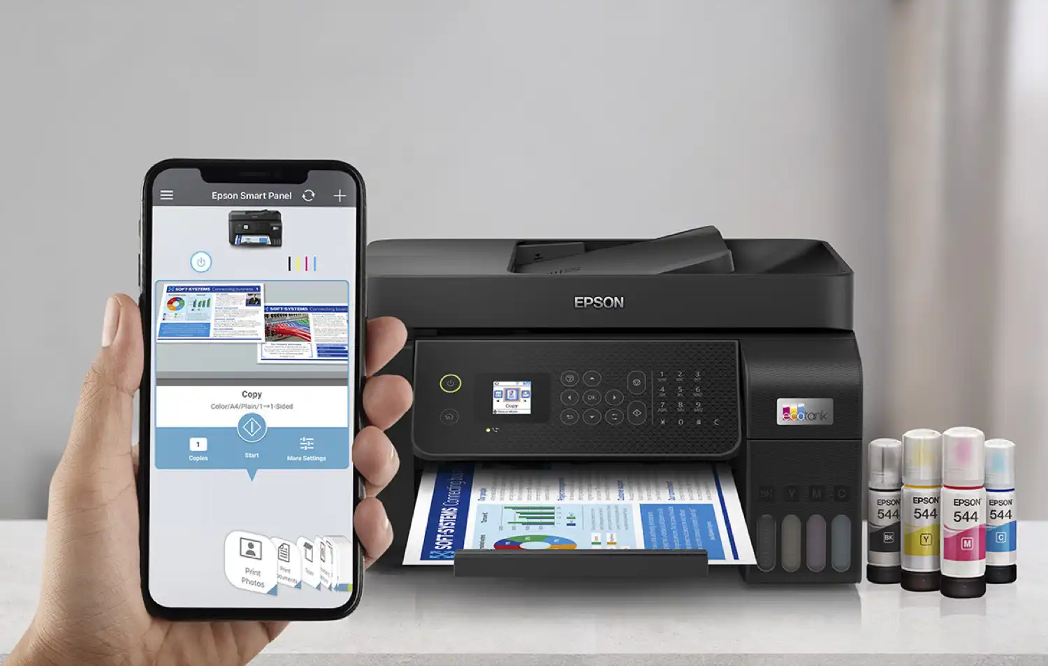 Epson Smart Panel facilita la impresión desde smartphones