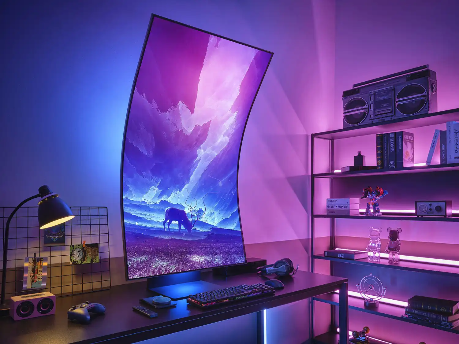 Samsung presenta su monitor gamer Odyssey Ark