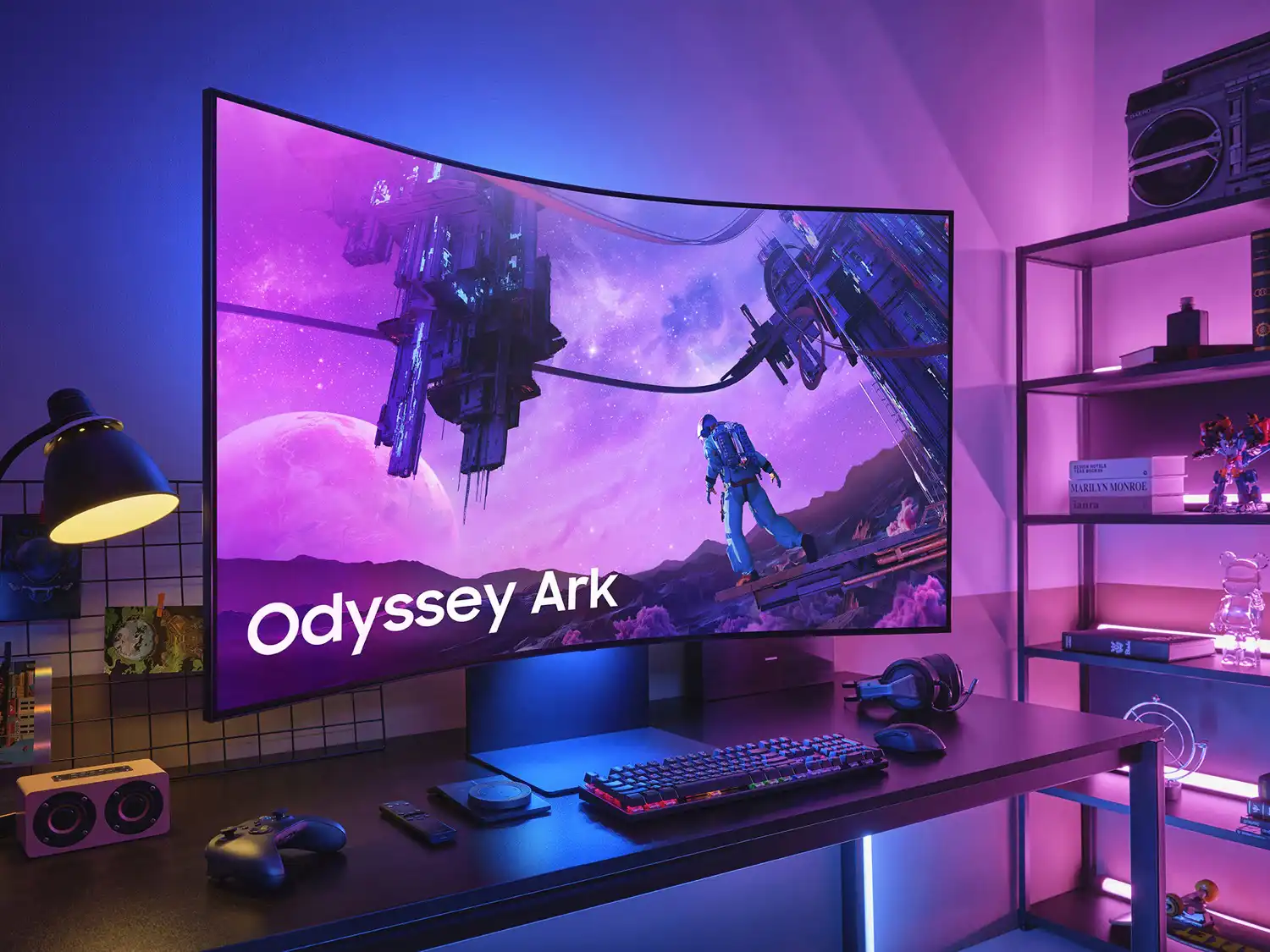 Samsung presenta su monitor gamer Odyssey Ark