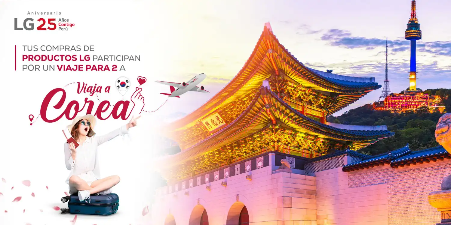 LG Perú te regala un viaje doble a Corea del Sur