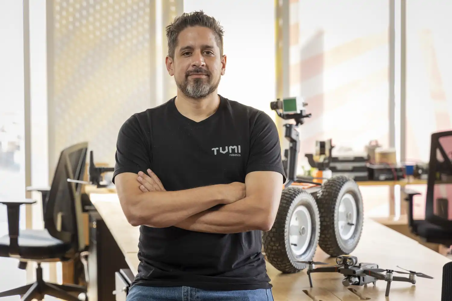 Ingeniero a cargo de la startup Tumi Robotics