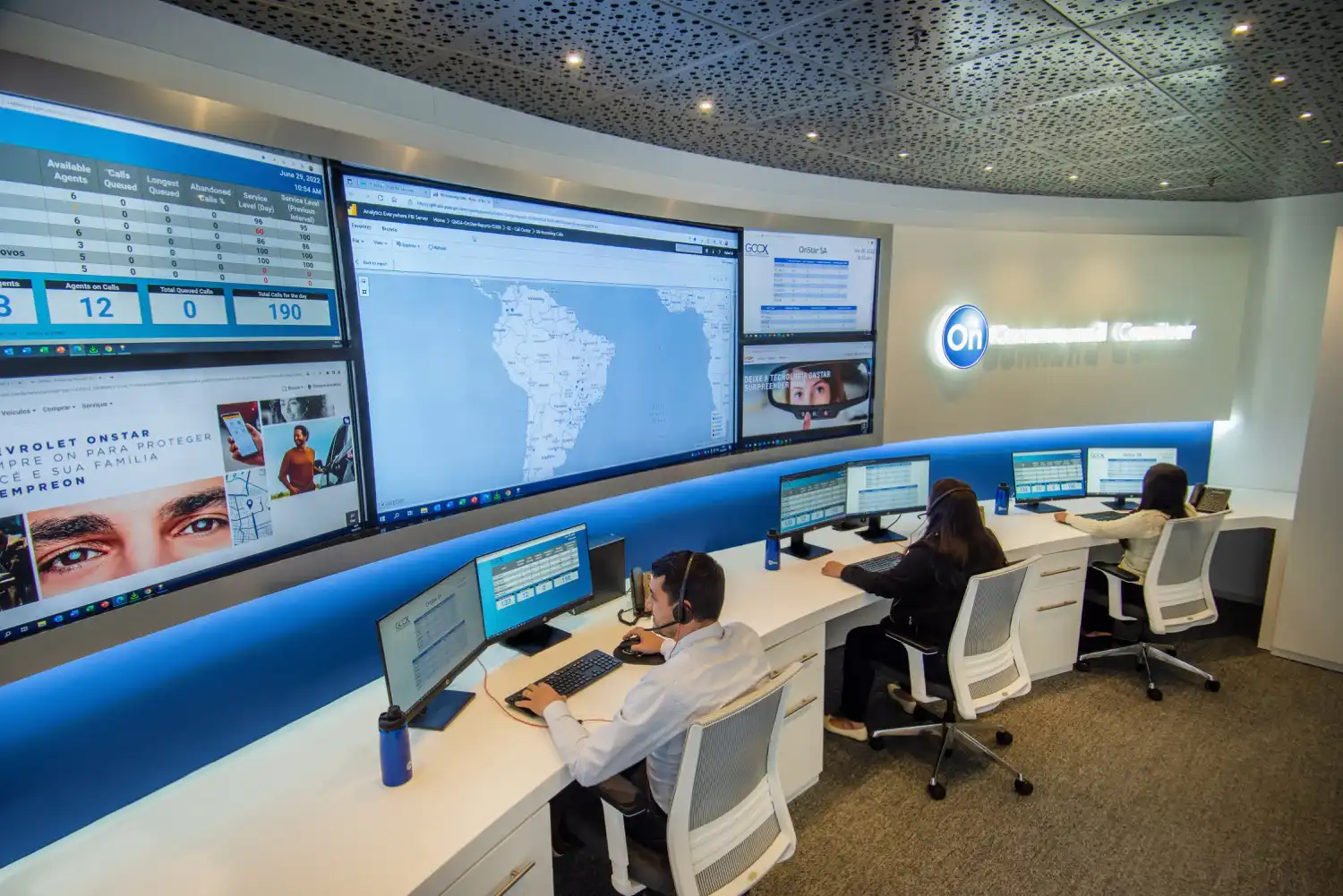 OnStar tiene un nuevo Centro de Comando en Sudamérica