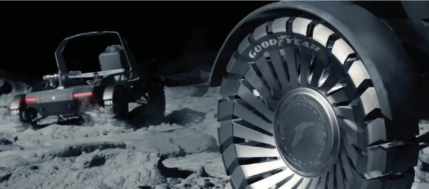 Goodyear incursiona en la movilidad lunar