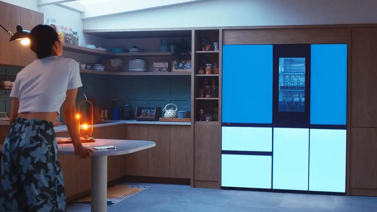 LG presentó refrigeradoras que cambian de color