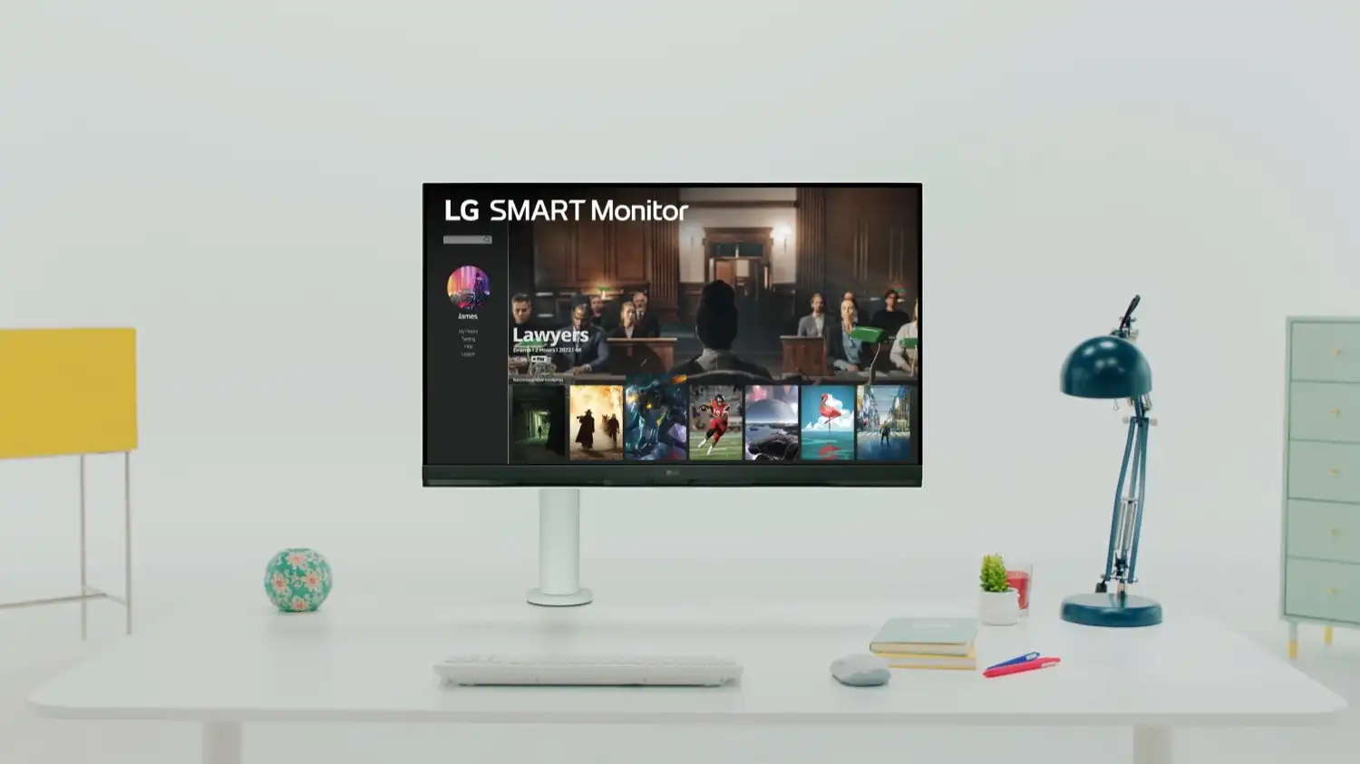 El monitor LG 32SQ780S brinda comodidad y flexibilidad