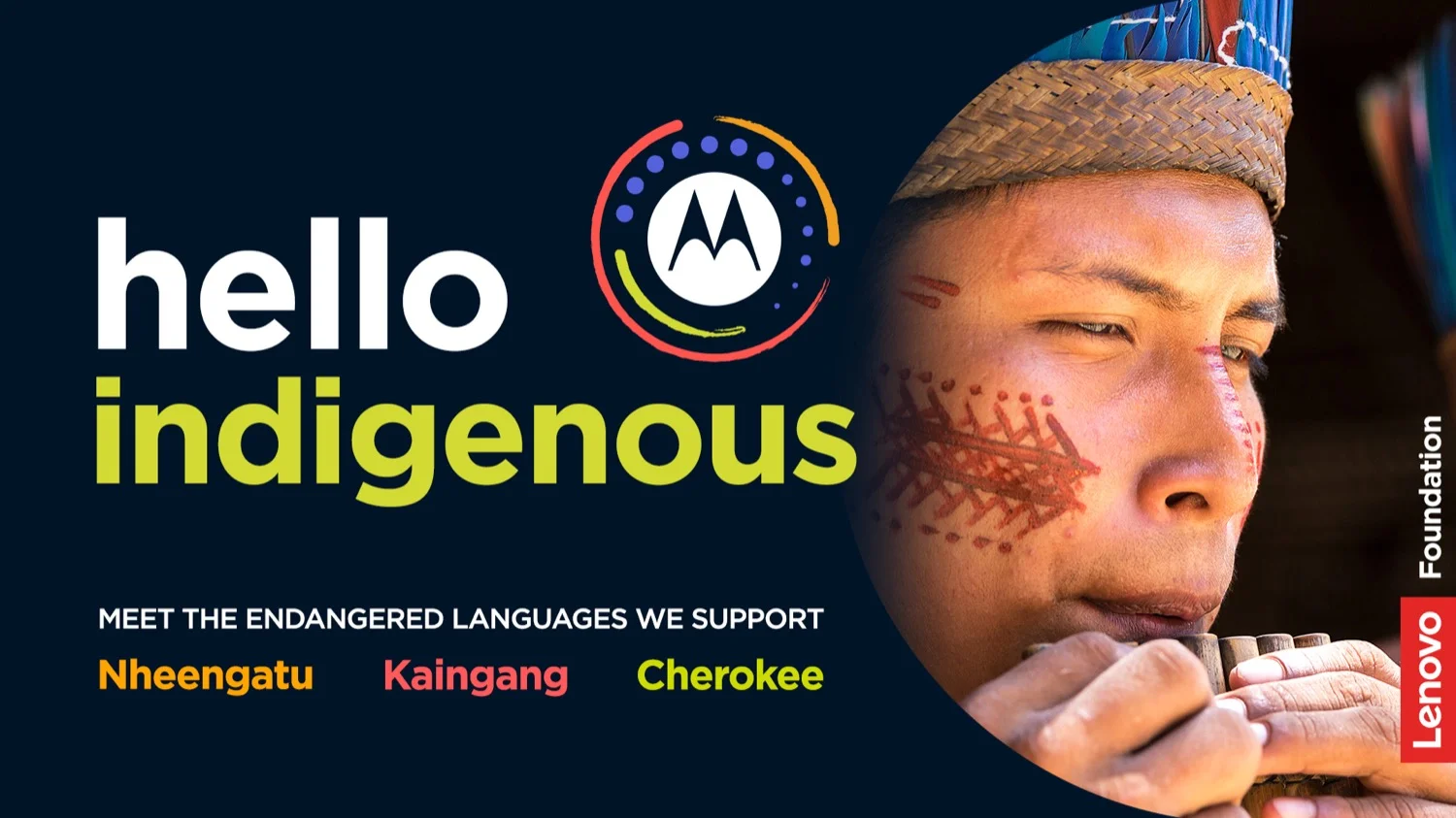 Anuncio de Motorola y Lenovo Foundation sobre lenguas indígenas