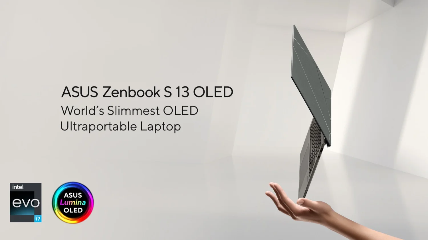 La ASUS Zenbook S 13 OLED pesa solo 1 kg