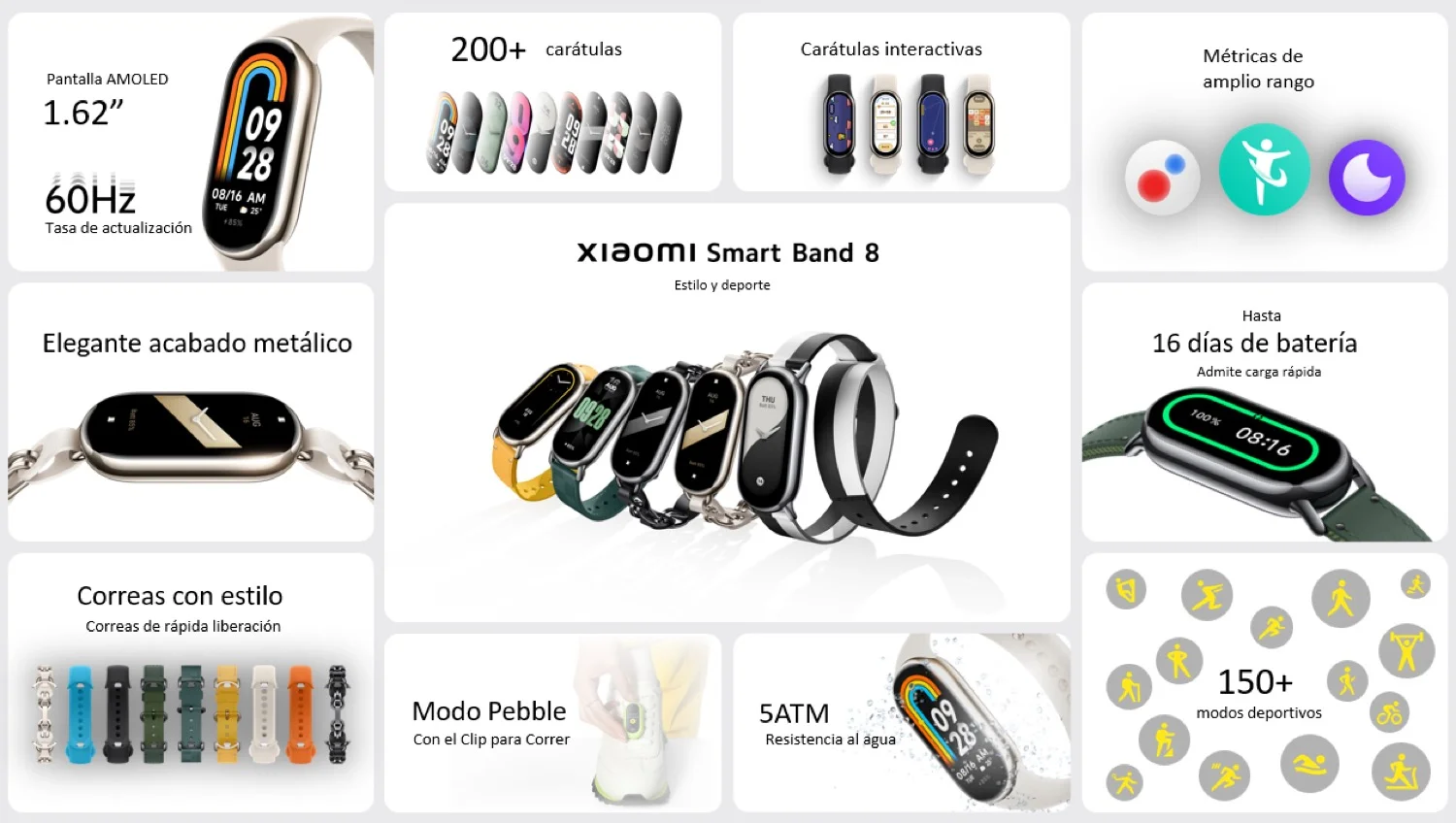 Nuevos Xiaomi Smart Band 8 y Xiaomi Watch 2 Pro