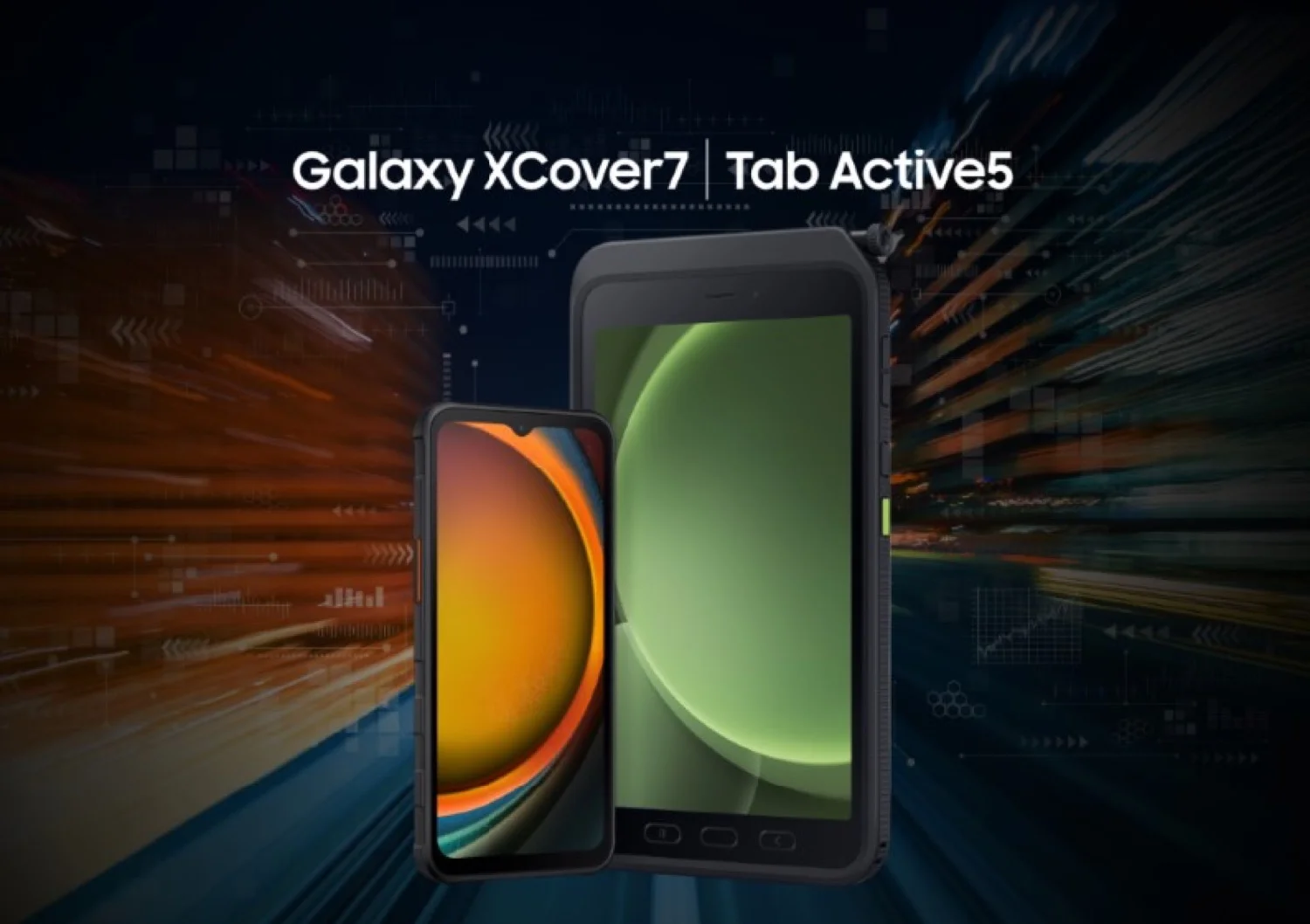 Galaxy XCover7 y Galaxy Tab Active5 brindan durabilidad y productividad