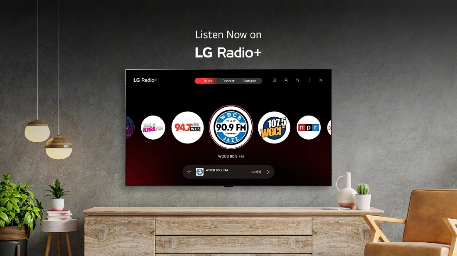 LG lanza servicio gratuito de streaming de audio