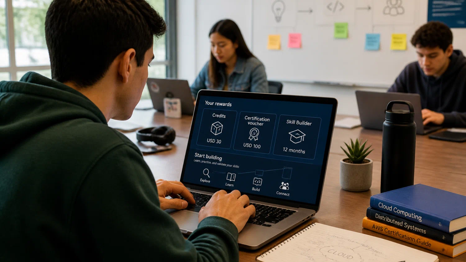 AWS lanza Student Rewards para estudiantes con créditos