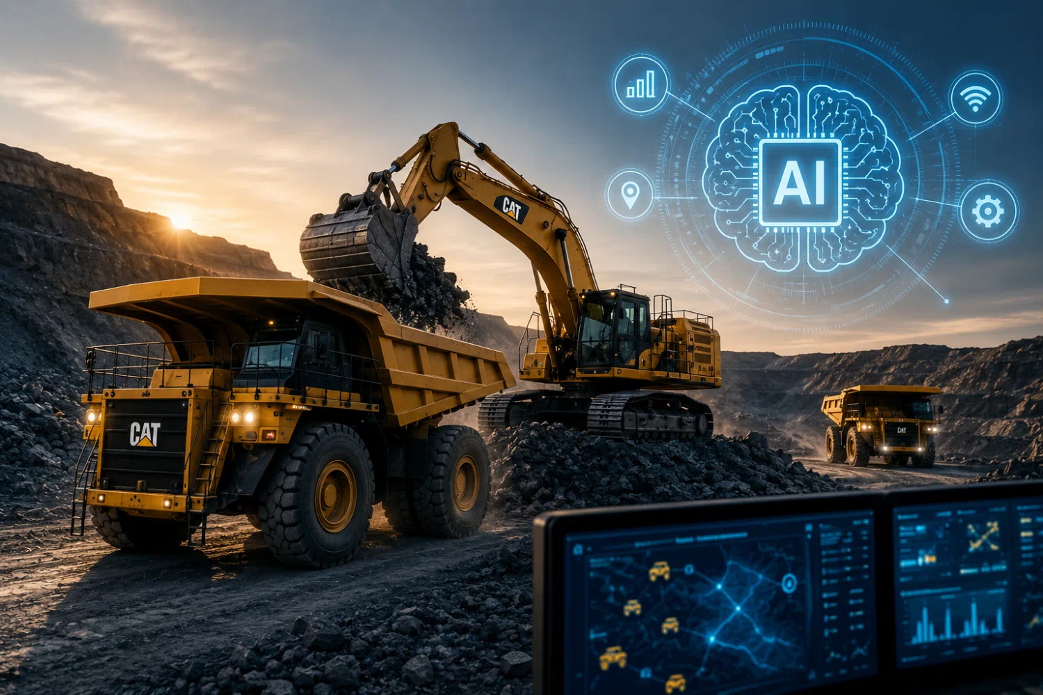 Caterpillar expande IA en operaciones industriales y servicio