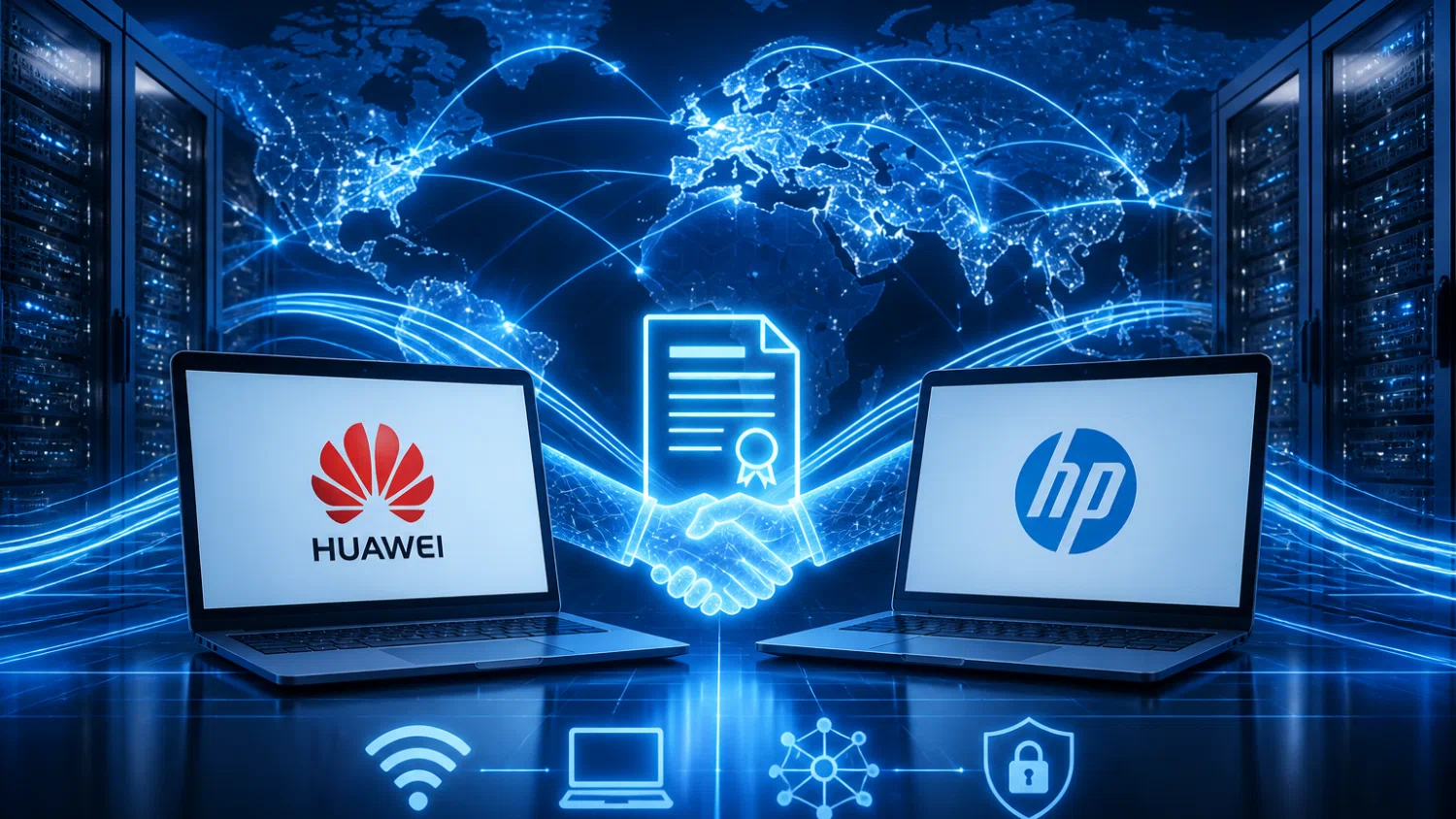 Huawei y HP firman acuerdo global de licencias cruzadas de patentes