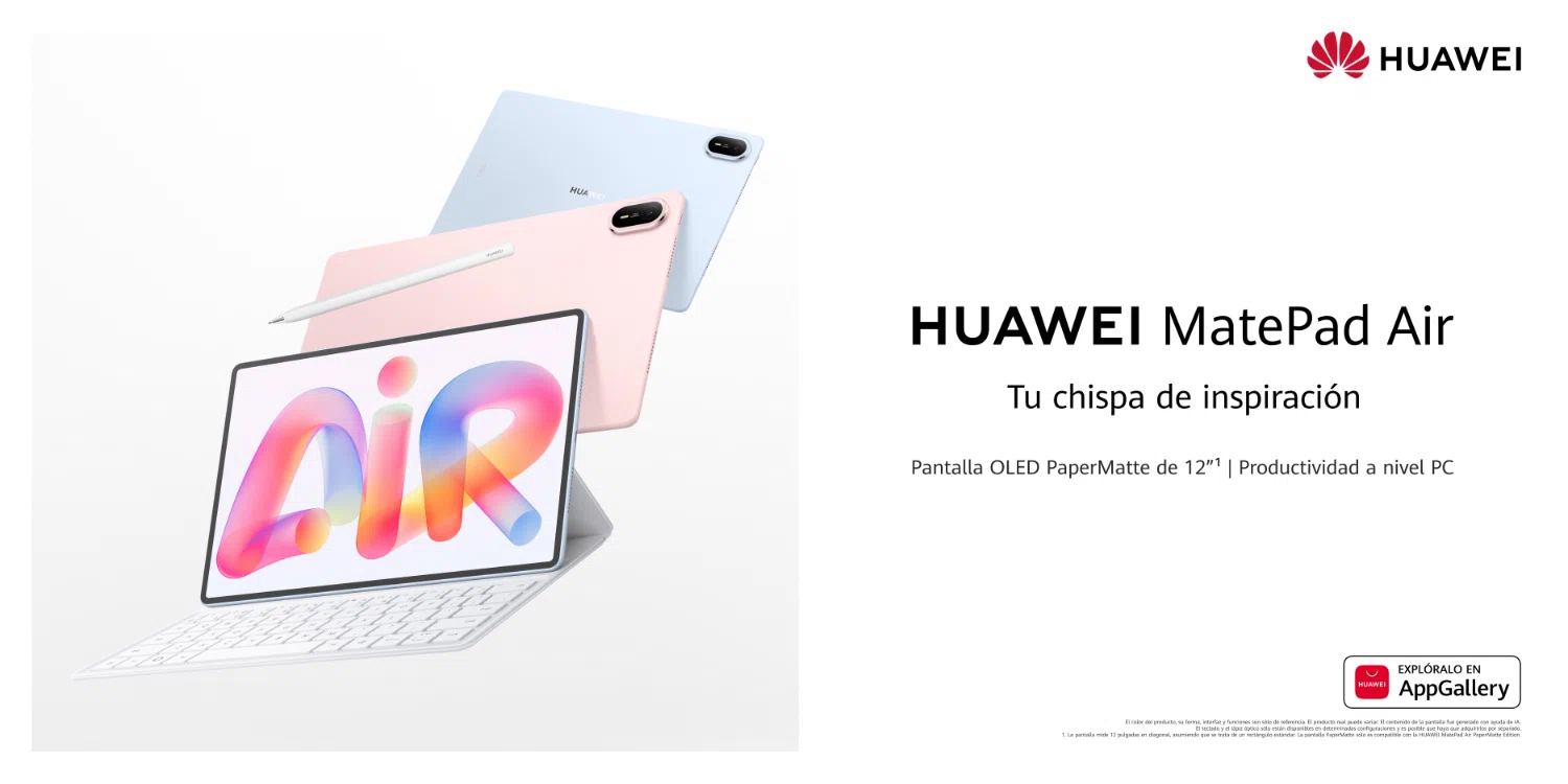 Huawei presenta la MatePad Air Series: tablet ultradelgada