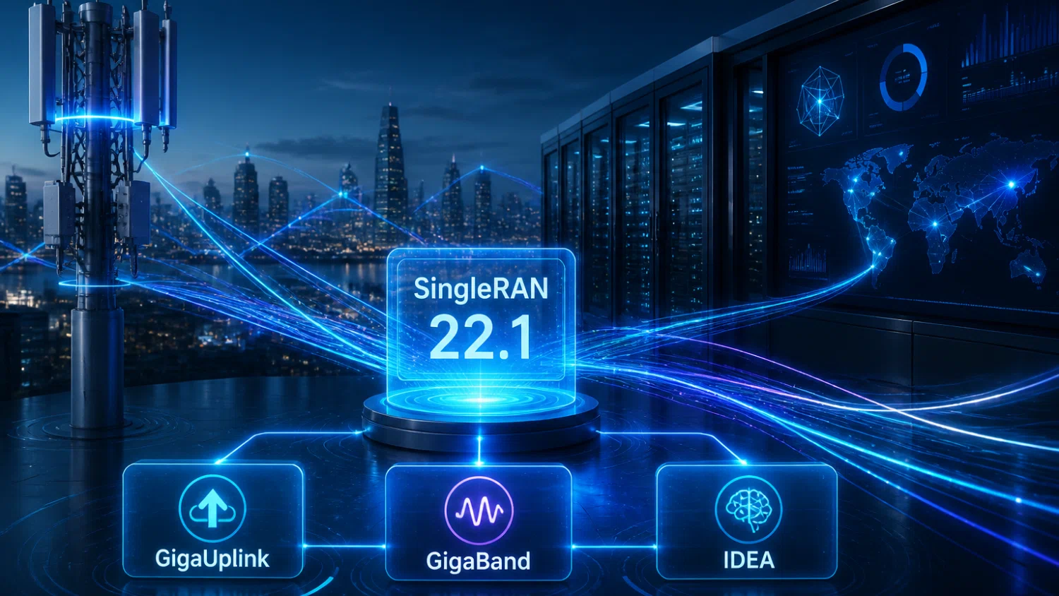 Huawei lleva IA a la red m&oacute;vil con SingleRAN 22.1