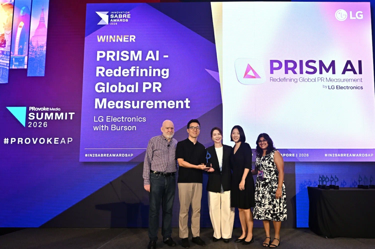 LG PRISM AI gana premio en SABRE Asia-Pacífico 2026