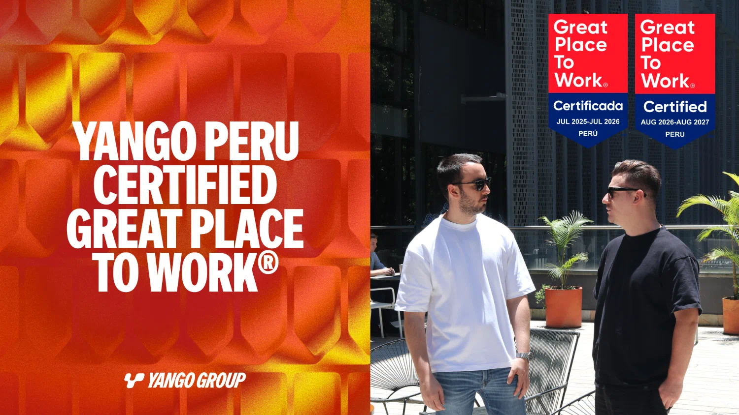 Yango Per&uacute; obtiene certificaci&oacute;n Great Place to Work 2026