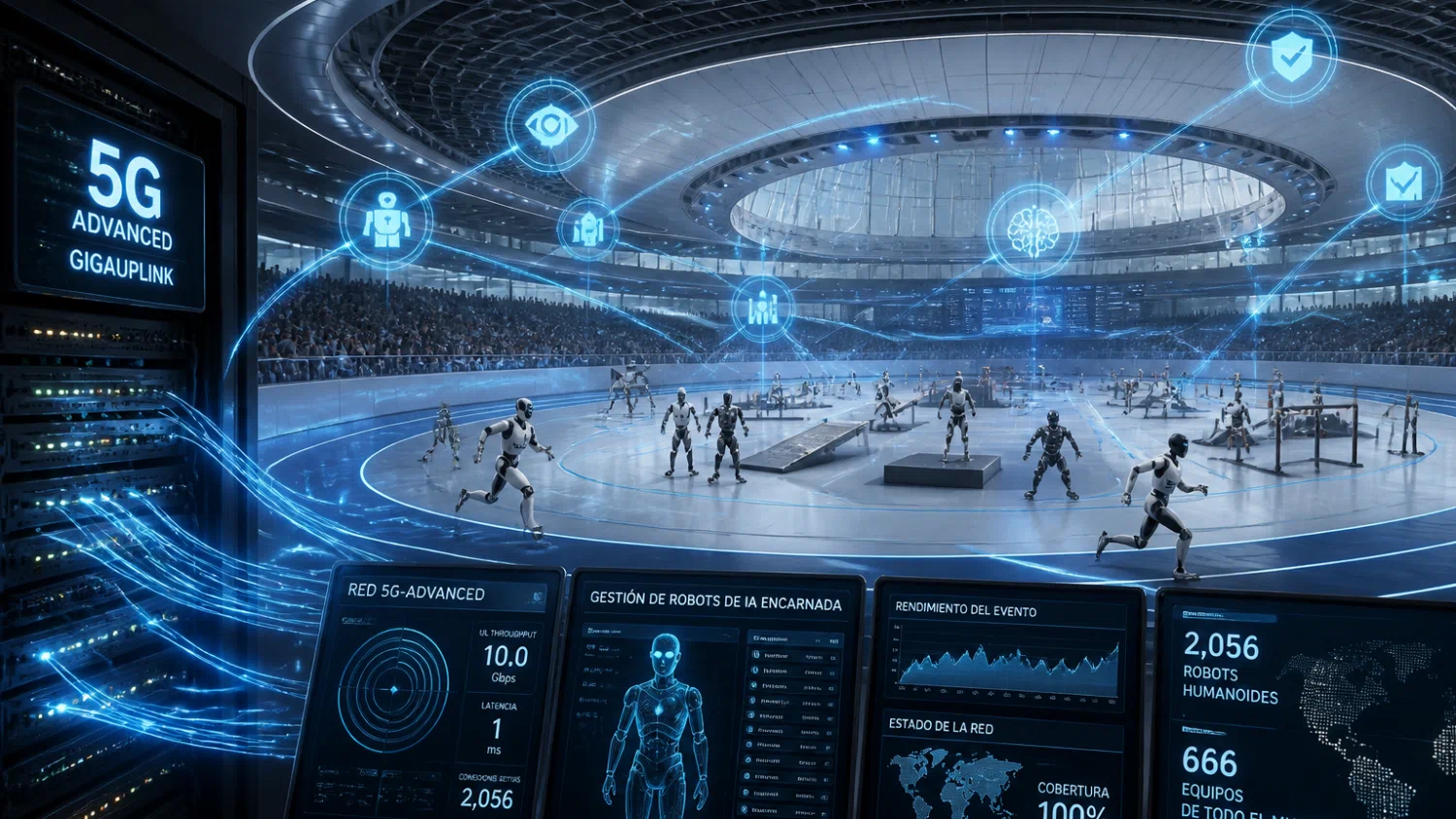 5G-Advanced para robots en 2.º Mundial