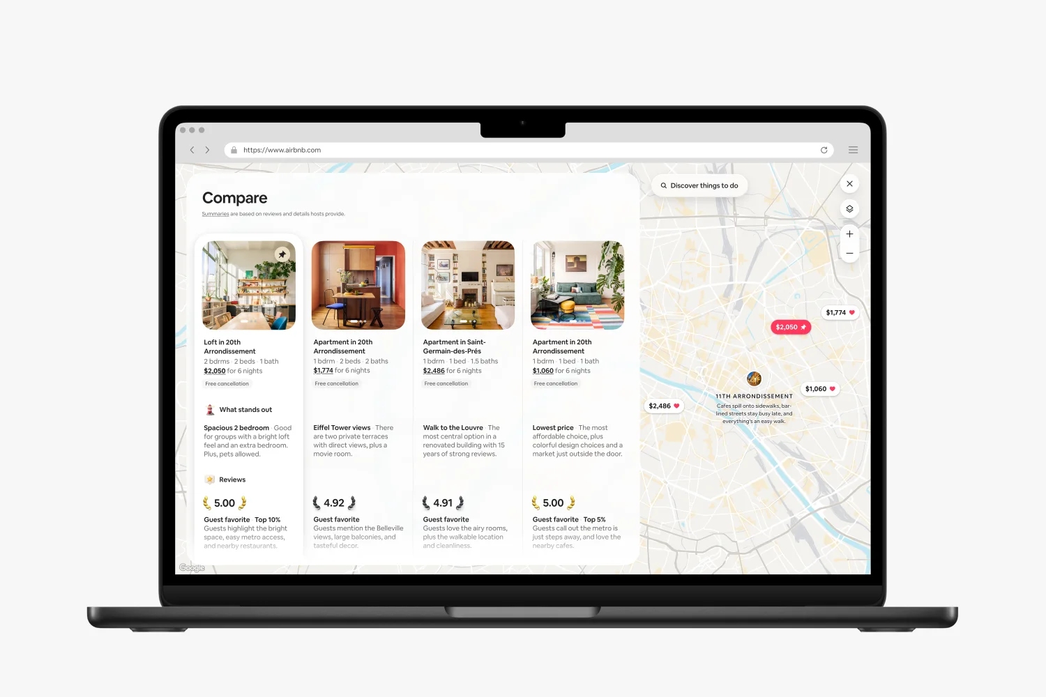 Airbnb amplía funciones con IA y nuevos servicios de viaje