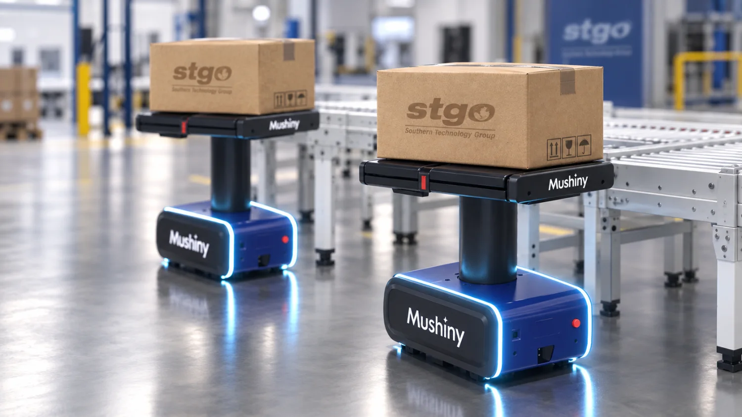 Alianza STG y Mushiny, almacenes más automatizados en Perú