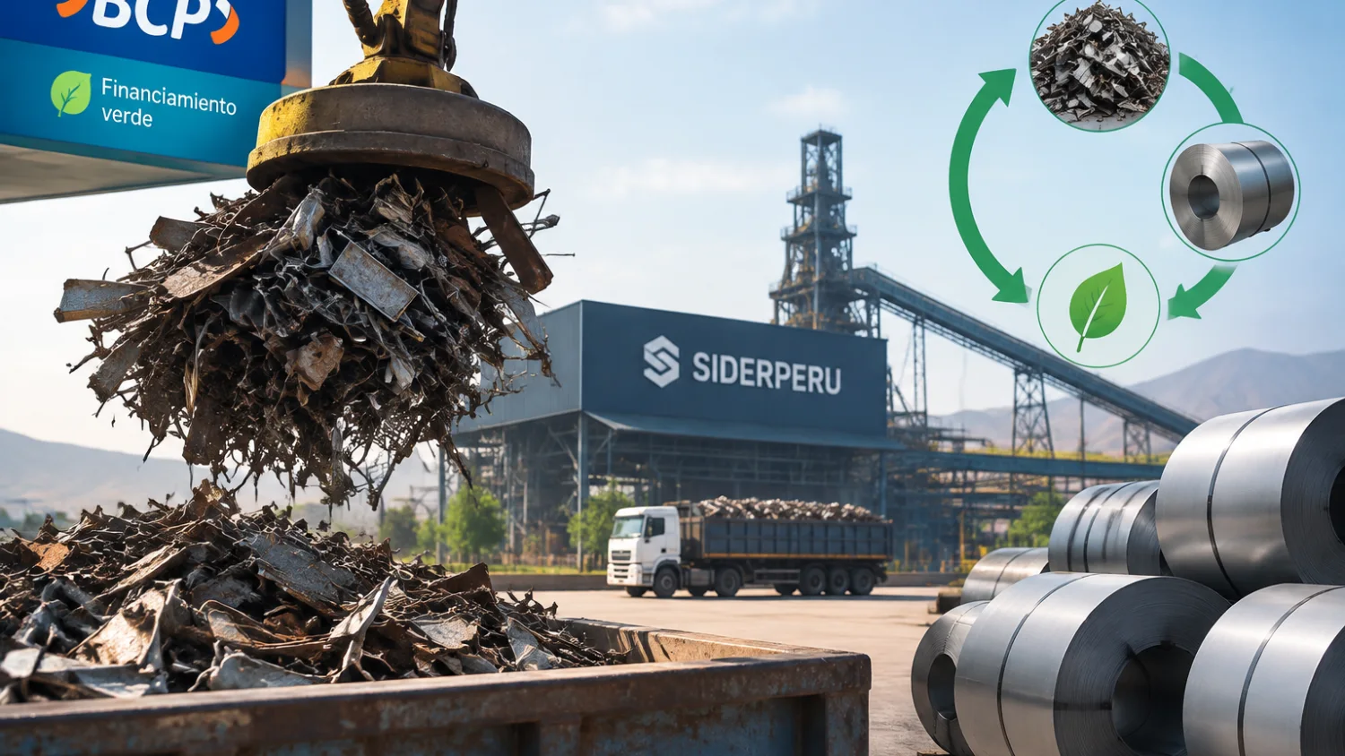 BCP financia a SIDERPERU para impulsar economía circular