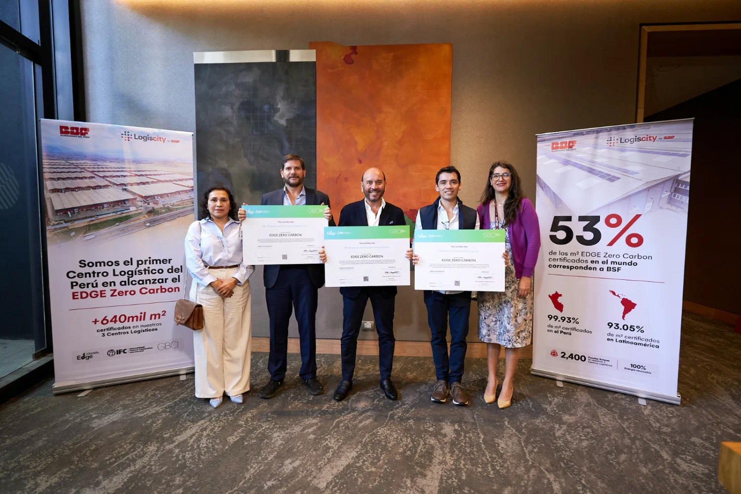 BSF logra EDGE Zero Carbon en tres centros log&iacute;sticos