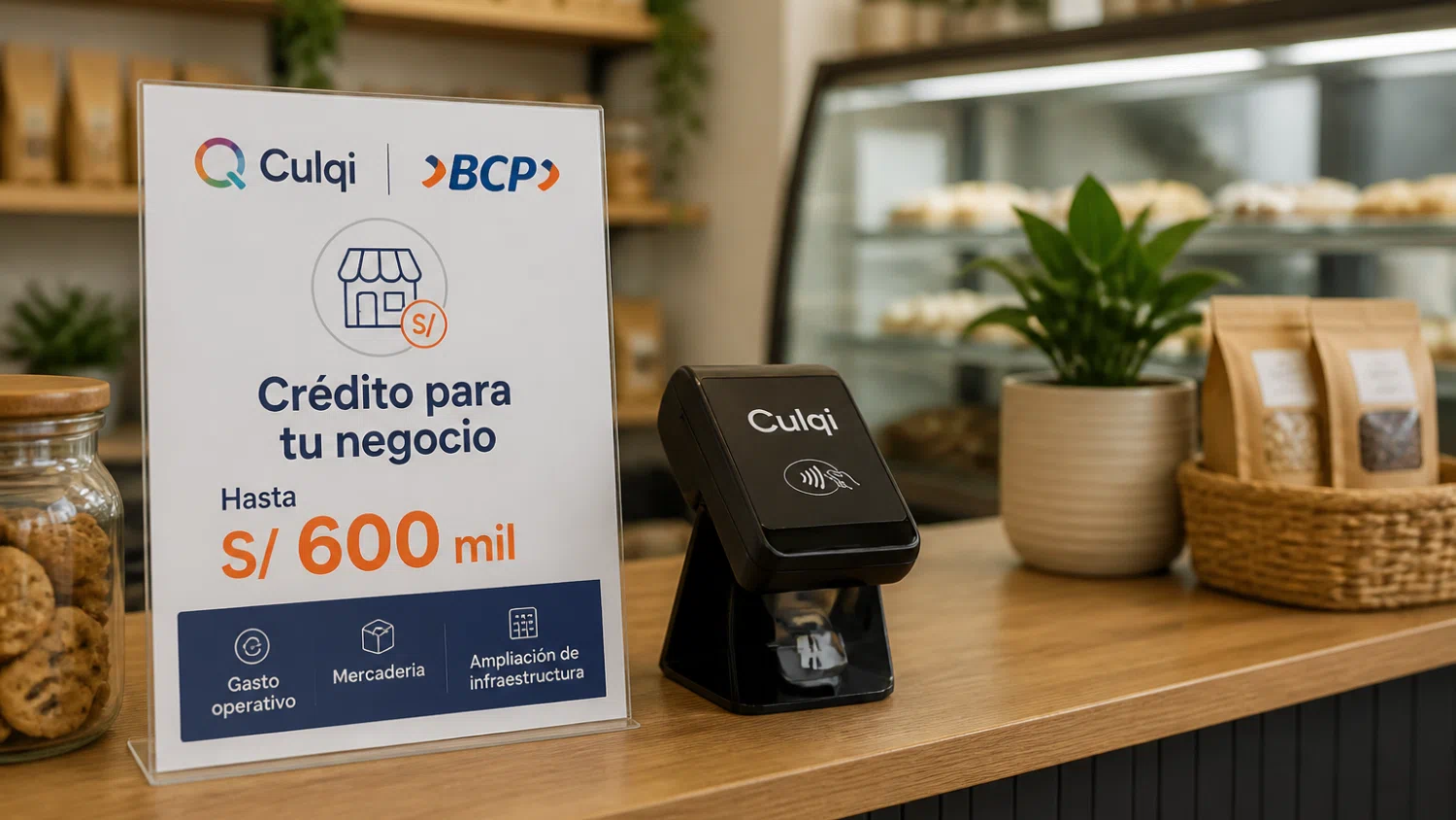 Culqi y BCP lanzan crédito de hasta S/ 600 mil