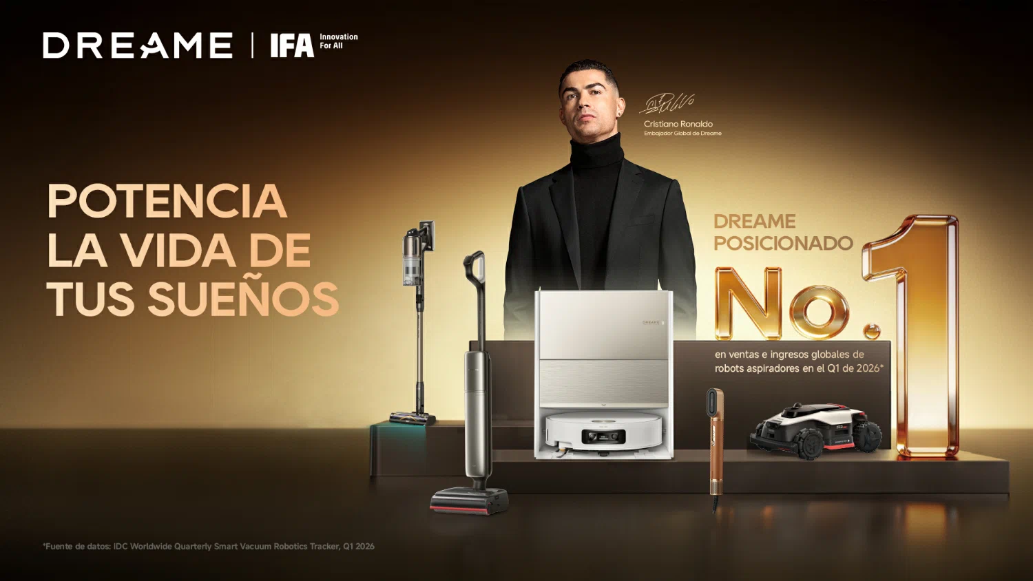 Dreame premios IFA 2026 y novedades para el hogar